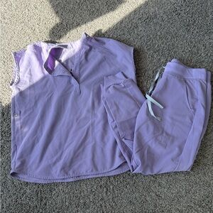 Figs lilac purple set